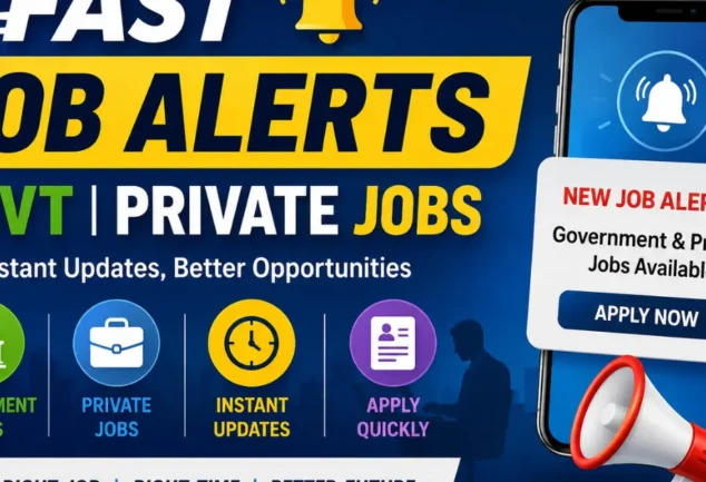 fast job alerts govt private jobs