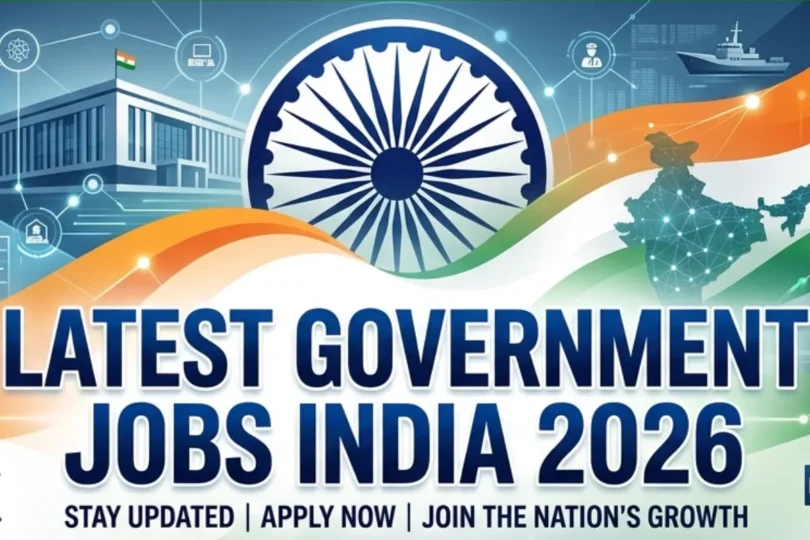 latest government jobs india 2026