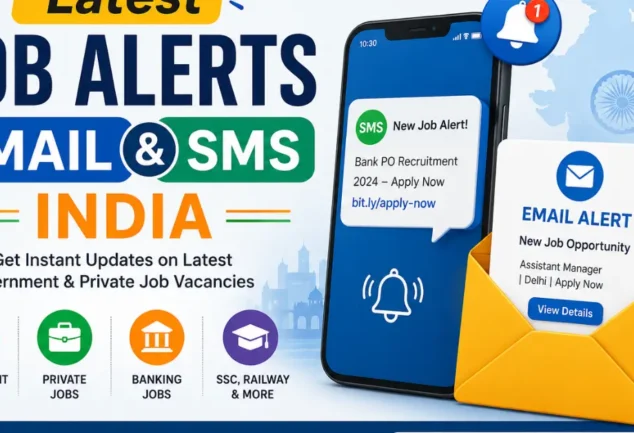 latest job alerts email and sms india