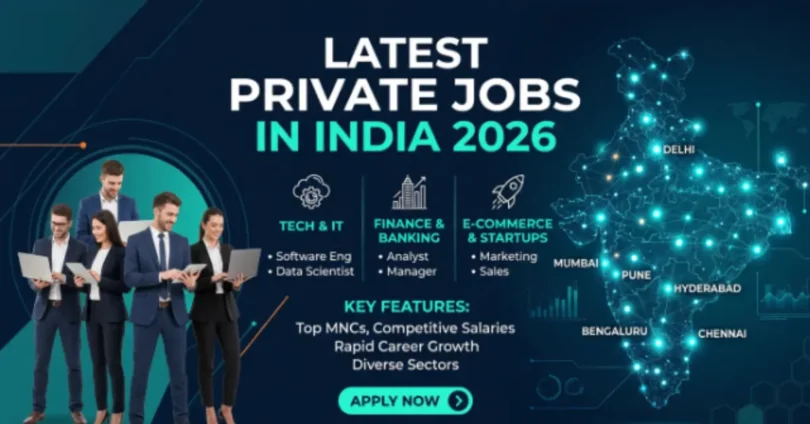 latest private jobs in india 2026