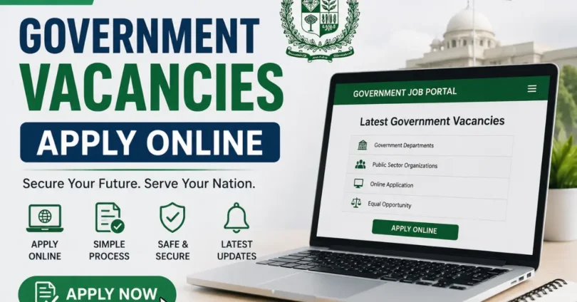 new government vacancies apply online